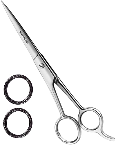 Utopia Care Hair Cutting and Hairdressing Scissors 6.5 Inch, Premium Stainless Steel shears with smooth Razor & Sharp Edge Blades, for Salons, Professional Barbers, Men & Women, Kids, Adults, & Pets.