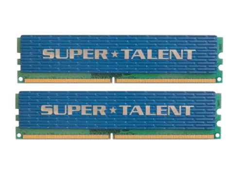 Super Talent DDR2-800 2 GB (2x1GB) Memory Kit T800UX2GC5