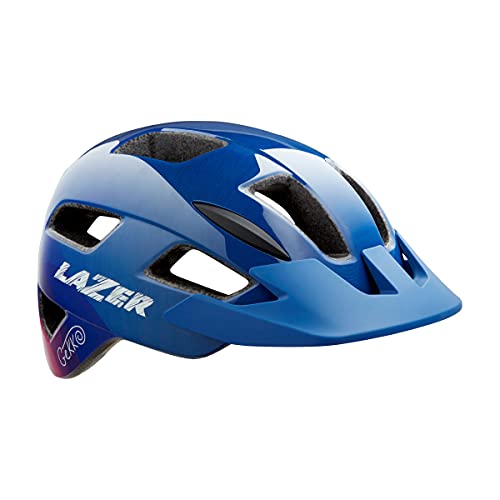 LAZER Gekko MIPS Kids Bike Helmet – Lightweight Bicycling Helmets for Children – Youth Unisex Cycling Head Protection with Visor, Blue Pink, One Size