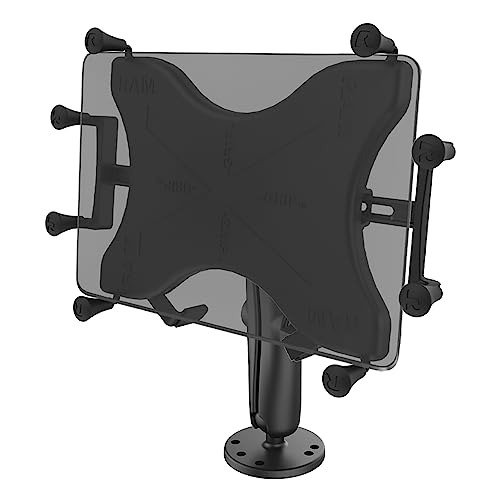 RAM MOUNTS X-Grip Drill-Down Double Ball Mount for 9'-10' Tablets RAM-B-101-C-UN9U with Long Arm