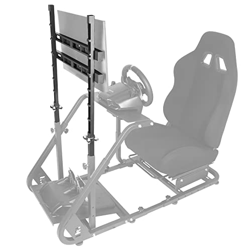 Dardoo Racing Simulator Cockpit Monitor Mount Fits for Logitech G923 G29 G920, Thrustmaster Wheel Frame, Xbox One, PC, Excluding Steering Wheel, Shift Lever, Pedals, Seat and Racing Frame