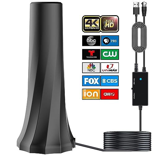 2024 Digital Antenna for Smart TV Indoor -18ft Coaxial Cable