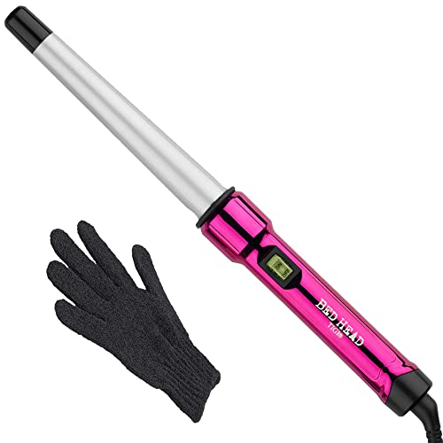 Bed Head Curlipops Clamp-Free Tapered Curling Wand Iron | For Bouncy Curls and Massive Shine (1 in)