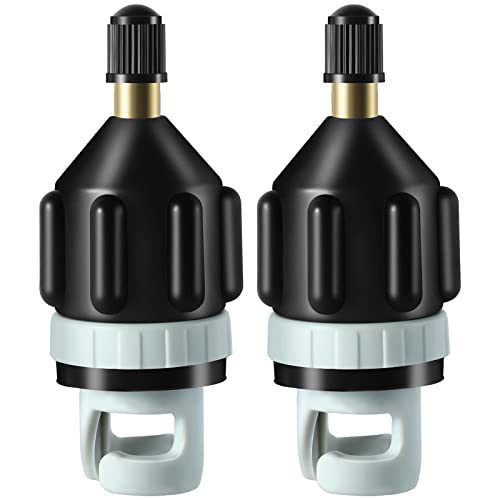 2Pcs Inflatable Boat SUP Pump Adapter, Premium Conventional Air Adapter, Sturdy SUP Air Adapter,Quickly Inflation and Strong Sealing SUP Pump Adapter, for Inflatable Boat, Paddleboard and Kayak.