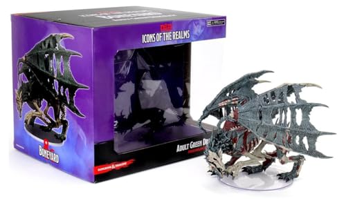 Adult Green Dracolich - Boneyard D&D Icons of Realms Gargantuan | WizKids Mini