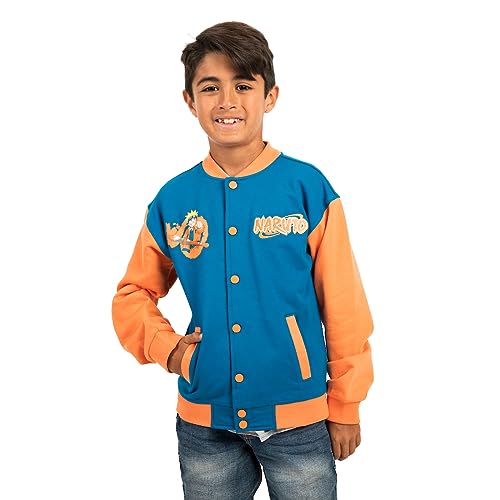 Bioworld Naruto Blue and Orange Youth Bomber Jacket