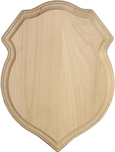 Walnut Hollow Basswood Shield Plaque, 9' x 12'