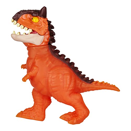 Heroes of Goo Jit Zu Jurassic World Hero Pack, Carnotaurus, 4.5' Long - Stretchy, Squishy Dinosaur Figure with Chomp Attack Action and Unique goo Filling.
