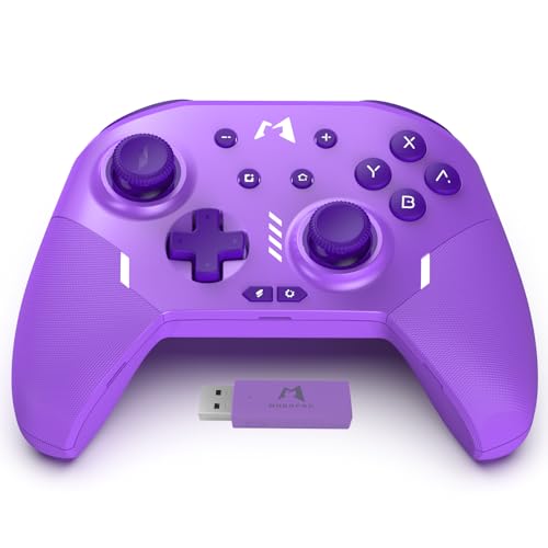 MOBAPAD Wireless Pro Controller with Hall Effect Sensing Joystick, Compatible with Switch,Windows and Steam Deck,Turbo,Gyro Axis,Dual Shock and Motion Control, Easy and Long Game, ALPS Joysticks,NFC