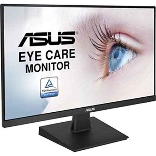 ASUS VA24EHE 23.8” Monitor 75Hz Full HD (1920x1080) IPS Eye Care HDMI D-Sub DVI-D,Black