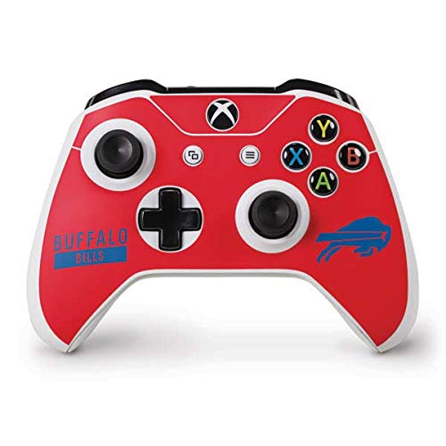 Skinit Decal Gaming Skin Compatible with Xbox One S Controller - Officially Licensed NFL Buffalo Bills Red Performance Series Design