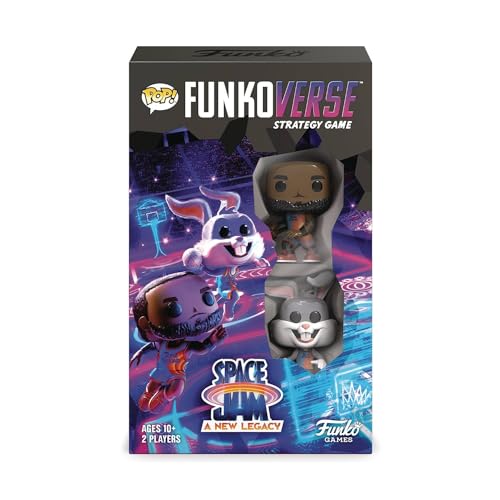 Funko POP Funkoverse: Space Jam 2: A New Legacy 100 2-Pack, Lebron James and Bugs Bunny (Styles May Vary)