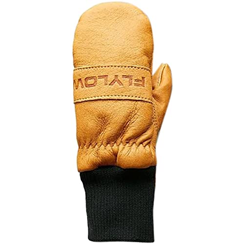 Flylow Kids' Mighty Mitt Synthetic Insulated Waterproof Ski and Snowboard Glove - Natural - Large