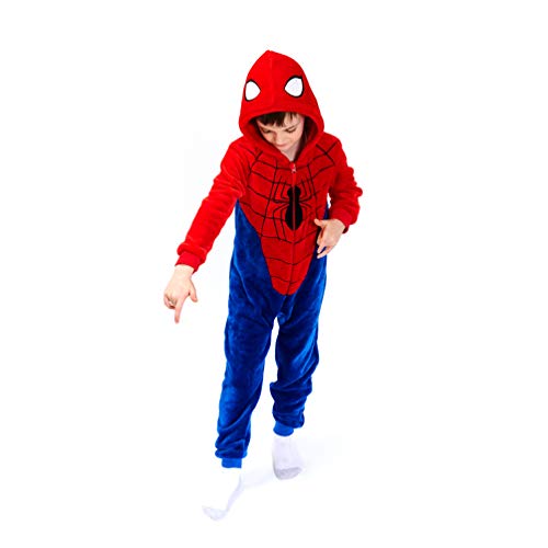 COSUSKET Toddler Oneise Costume, Kids Halloween Child Cartoon One-Piece Pajamas Boys Girls Gifts Red/Blue