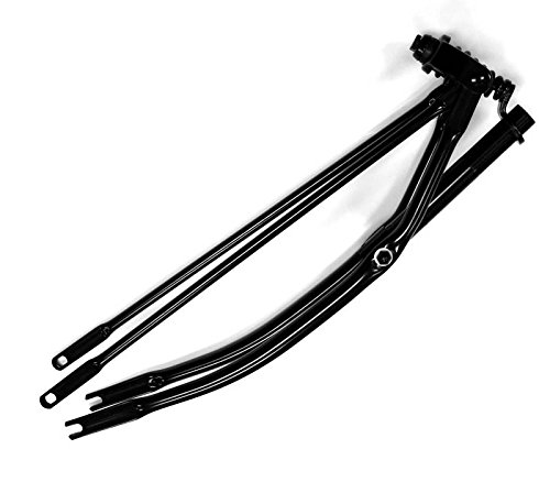 Heavy Duty Springer Fork Black - 26 Inch Suspension Fork - Bike Forks for Cruiser - Bicycle Fork - Fat Bike Fork
