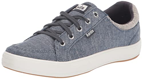 Keds Center 2 Lace Up, Sneaker womens, Navy Chambray, 8.5