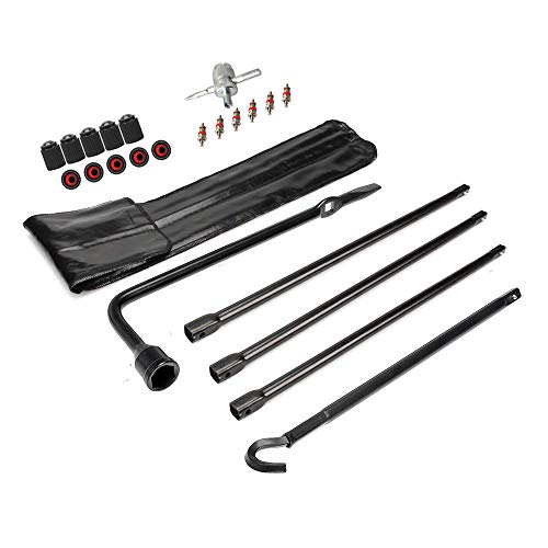 Dr.Roc Compatible with Spare Tire Tool Kit with Spare Tire Jack Handle and Wheel Lug Wrench 2003-2018 Dodge Ram 1500 and 2019 Ram 1500 Classic