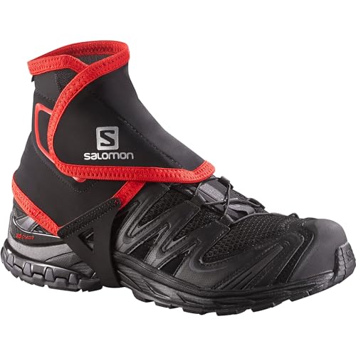 Salomon TRAIL GAITERS HIGH Running Gaiters , BLACK, 4.5-7