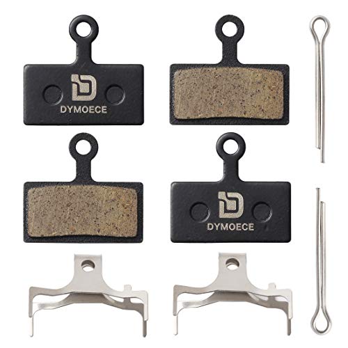 Dymoece 2 Pairs Bike Disc Brake Pads Compatible with Shimano Deore XT XTR SLX (Resin,Semi-Metallic,Sintered Metal) SCP-SLX