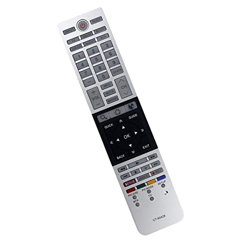 GHUST CT-90428 CT90428 Replacement Remote Control for Toshiba TV 32L4300U 32L4300UC 39L4300 39L4300U 39L4300UC 50L4300 50L4300U 50L4300UC 50L7300 50L7300U 50L7300UC 58L4300 58L4300U 58L4300UB