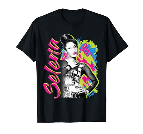 Selena Quintanilla - Selena Colorful Retro T-Shirt