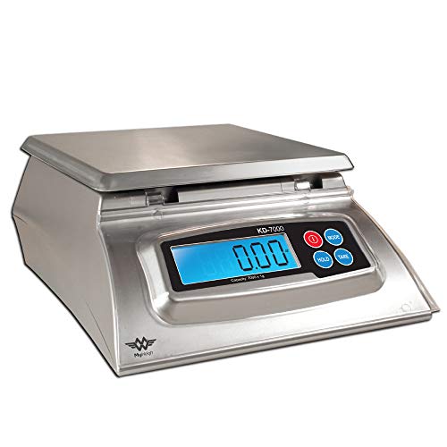 My Weigh KD-7000 Digital Food Scale, Stainless Steel, Silver