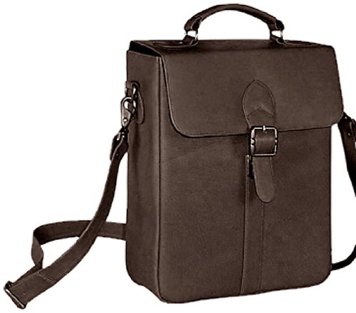 David King & Co. Deluxe Double Wine Bottle Carrier, Cafe, One Size