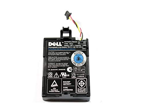 Genuine Dell Battery Type 7VJMH 1.6Wh for Dell PERC H710, H710P, and H810 RAID Controllers