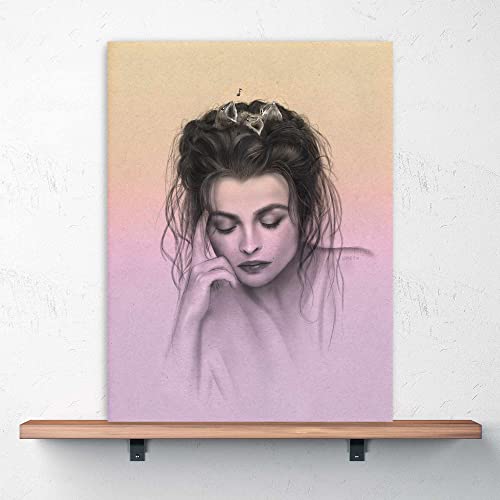 Helena Bonham Carter Portrait Art Gothic Elegance