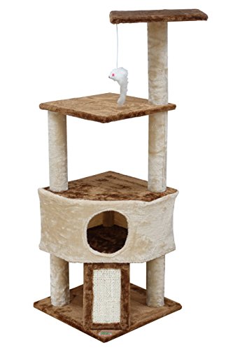 Go Pet Club F708 46' Kitten Tree,Beige