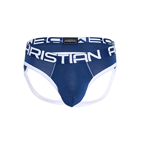 Andrew Christian CoolFlex Modal Arch Jock w/Show-It, Navy, Medium