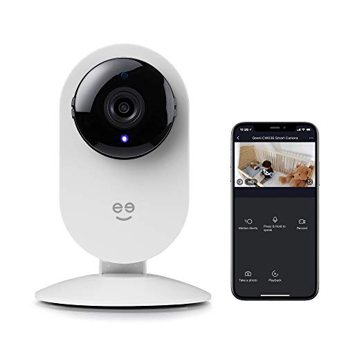 Geeni Glimpse 1080p WiFi HD Smart Camera – Indoor Home Security Camera – No Hub Required – Voice Control – Motion Detection Camera Compatible