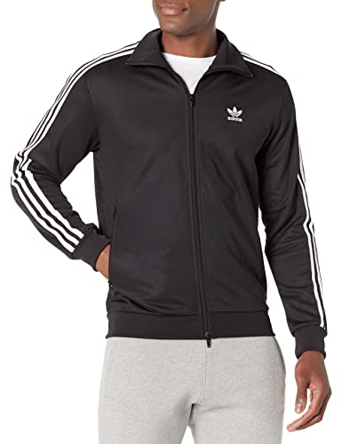 adidas Originals Men's Beckenbauer Track Top, Black, Large