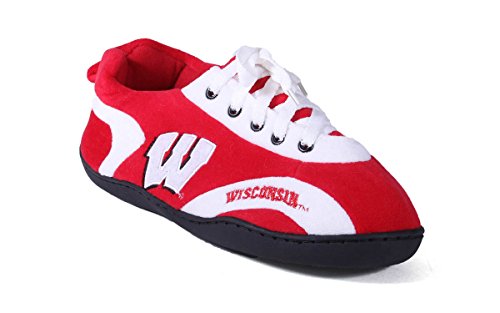 Comfy Feet Everything Comfy Wisconsin Badgers All Around Indoor Outdoor Slipper, Large
