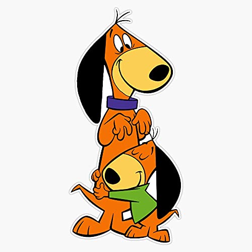 Generic Magnet Augie Doggie & Doggie Daddy Hugs! Magnet Bumper Sticker Car Magnet Flexible Reuseable Magnetic Vinyl 5inch, (LAB-CTMAGNETS-2157)