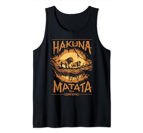 Disney The Lion King Live Action Hakuna Matata Sunset Poster Tank Top