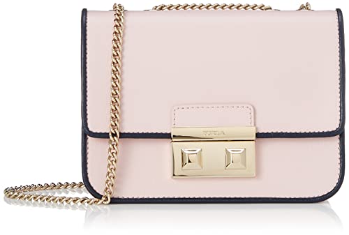 Furla 1007-O4700 BELLA MINI CROSSBODY W/PIPING Women's Shoulder Bag, Bonbon h+ BLU d