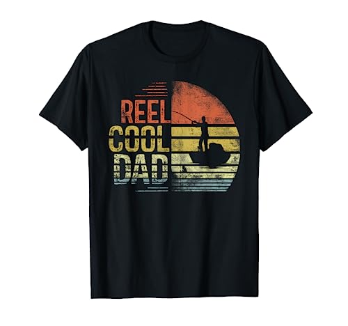 Reel Cool Dad Fisherman Daddy Father's Day Gifts Fishing T-Shirt