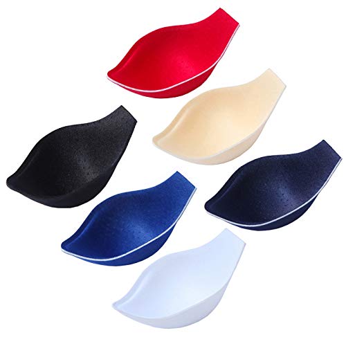 MOBRWUVS Men's Underwear Swimwear Briefs Pad Bulge Enlargement Sexy Sponge Mats Coasters Swimming Trunks Thongs Shorts Cups（6Pack）