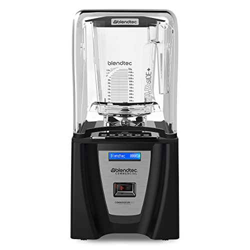 Blendtec Connoisseur 825 with Sound Enclosure and (2) 90 oz. WildSide+ Jars-120V, Black
