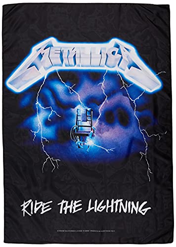 Metallica Poster Ride The Lightning Official Textile 75Cm X 110Cm