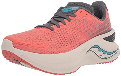 Saucony Women's Endorphin Shift 3 Running Shoe, Coral/Shadow, 9