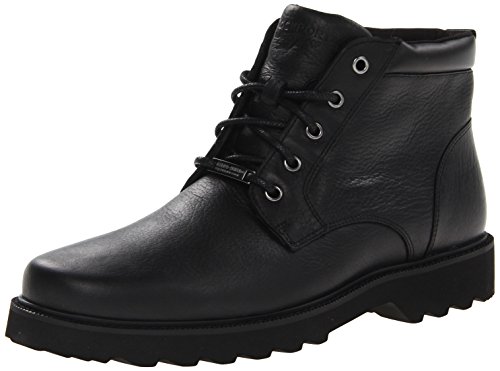 Rockport Men's Northfield WP Plain Toe Chukka Boot- Black Waterproof-11 M