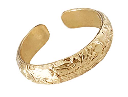 Toe Ring | Gold Coast 14K Gold Filled Adjustable Toe Ring | Attire for Your Toes | Gold Toe Rings for Women | Gold Foot Jewelry