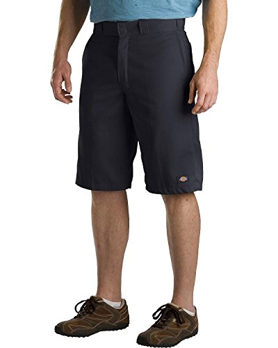 Dickies Mens 13 Inch Relaxed Fit Multi-Pocket Short, Black, 38