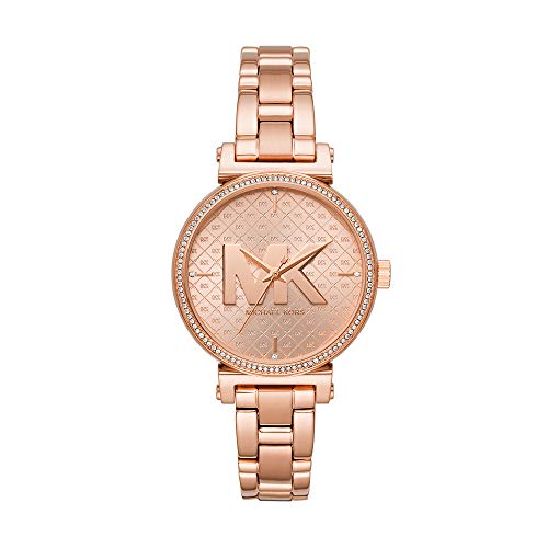 Michael Kors Women's Sofie Three-Hand Rose Gold-Tone Stainless Steel Watch