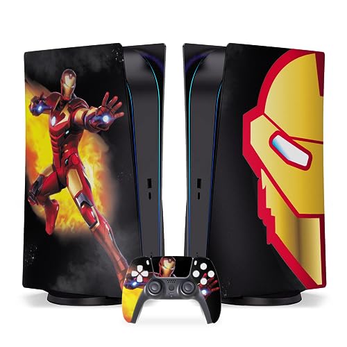 BCB Controllers Cover Plates for PS-5 Console Digital Edition & Custom Wireless Controller Compatible with Play-Station 5 Console Made in USA by Permanent Hydro-dip Printing (Not a Skin)