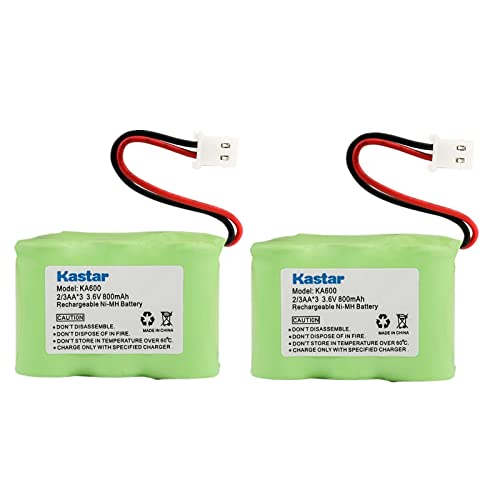 Kastar 2-Pack Battery Replacement for Eton/GRUNDIG FR200 FR200G FR250 FR300 FR350 FR370 FR400 FR405 FR600 FR600B