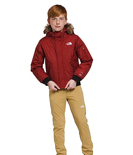 THE NORTH FACE Boys' Gotham Insulated Jacket, Cardinal Red, Medium
