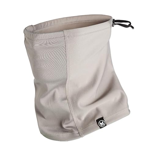MISSION All-Season Adjustable Neck Gaiter, Frost Gray - Lightweight - Ultra-Drying Fabric - Absorbs Sweat in Seconds - UPF 50 Sun Protection - Machine Washable